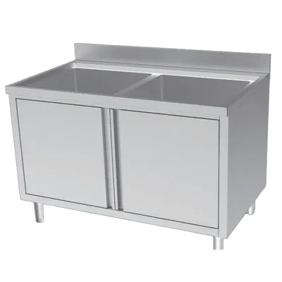 Double-Basin Sink Cabinet